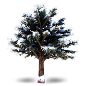 Alpine Snow Tree Png 79 PNG image