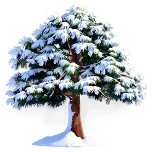 Alpine Snow Tree Png Wde15 PNG image