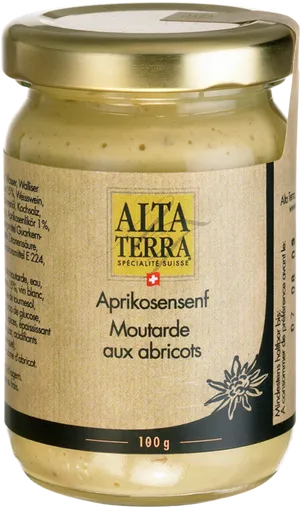 Alta Terra Apricot Mustard Jar