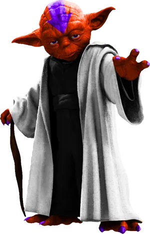 Altered Yoda Fan Art.png PNG image