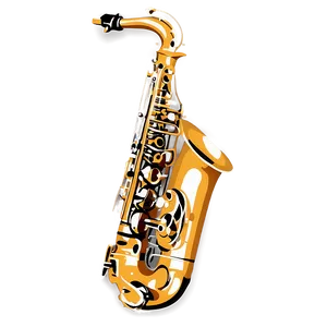 Alto Saxophone Clipart Png 06282024 PNG image