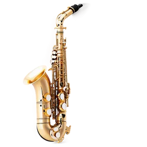 Alto Saxophone In Nature PNG Uig39