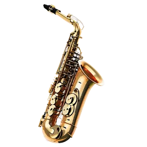 Alto Saxophone On Fire PNG 8