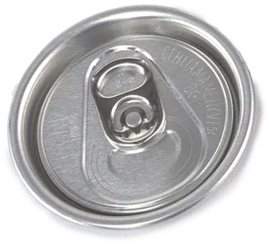 Aluminum Can Top View