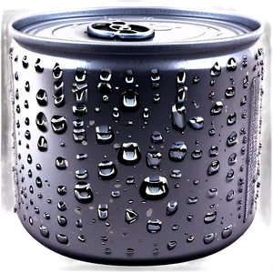 Aluminum Can With Drops Png 06252024 PNG image