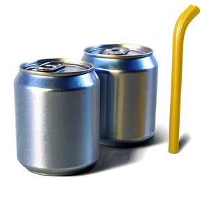 Aluminum Can With Straw Png 25 PNG image