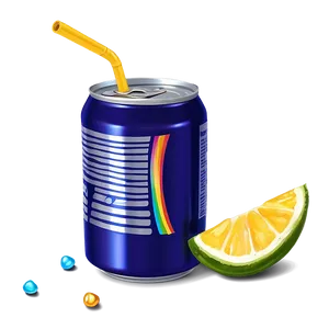 Aluminum Can With Straw Png 99 PNG image