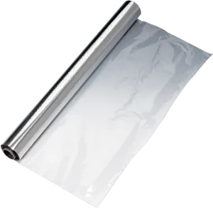 Aluminum Foil Roll Unfurled PNG image