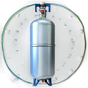 Aluminum Propane Tank Png 06282024 PNG image