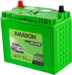 Amaron Hi Life Car Battery PNG image