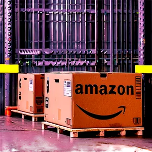 Amazon Box At Warehouse Png Nsi17 PNG image