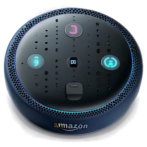 Amazon Echo Dot With Clock Twilight Blue PNG Nha