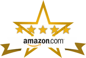Amazon Five Star Rating Logo PNG image