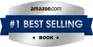Amazon Number1 Best Selling Book Badge PNG image