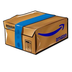 Amazon Package With Security Seal PNG Vhy22