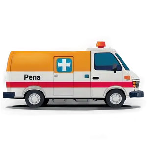 Ambulance Van Vector PNG 52