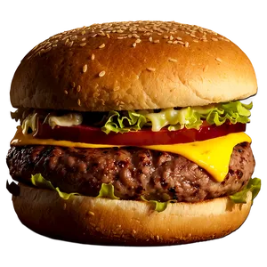 American Classic Cheeseburger Png Jtj59 PNG image