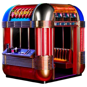 American Diner Jukebox PNG Ivt PNG