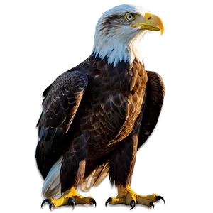 American Eagle In Sunset PNG 48