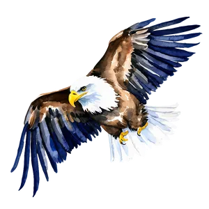 American Eagle Watercolor PNG 84 PNG
