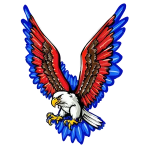 American Eagle Wings Design Png 06262024 PNG image