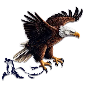 American Eagle With Flag PNG Xtl PNG