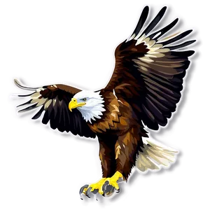 American Eagle With Mountains Png Qtg PNG image