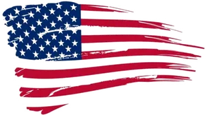 American Flag Distressed Memorial Day PNG image