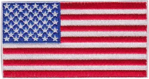 American Flag Embroidered Texture PNG