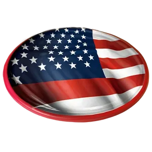 American Flag Frisbee Png Vrr21 PNG image