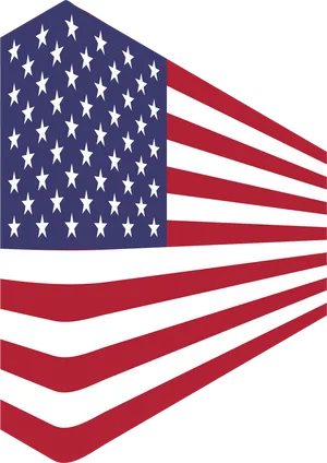 American Flag Graphic PNG image