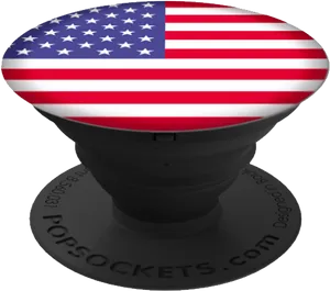 American Flag Pop Socket Design PNG image
