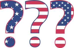 American Flag Question Marks