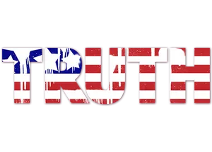 American Flag Truth Graphic PNG image