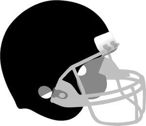American Football Helmet Silhouette