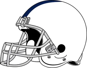 American Football Helmet Vector PNG image