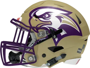 American Football Helmetwith Eagle Design PNG