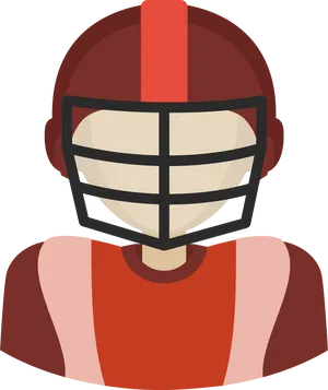 American Football Player Vector Illustration PNG image