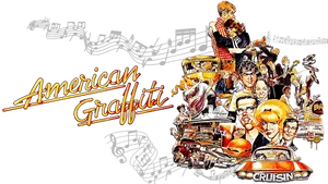 American Graffiti Movie Artwork PNG image