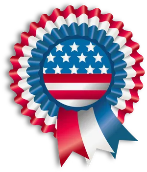 American Patriotic Ribbon Award PNG image