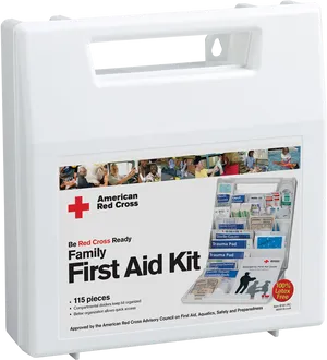 American Red Cross Family First Aid Kit PNG