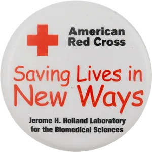 American Red Cross Saving Lives New Ways Badge PNG image