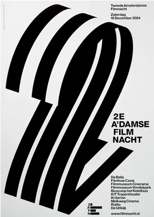 Amsterdam Film Night Poster2004 PNG image