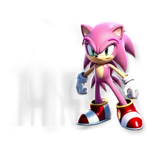 Amy Rose Sonic Characters PNG 06132024