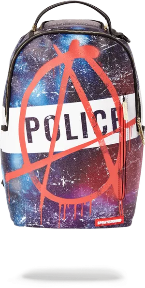 Anarchy Themed Backpack PNG image