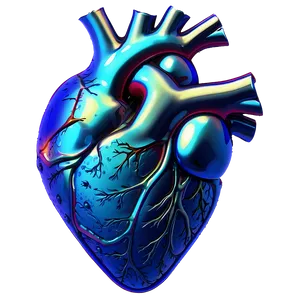 Anatomical Heart In Space PNG Tkr PNG