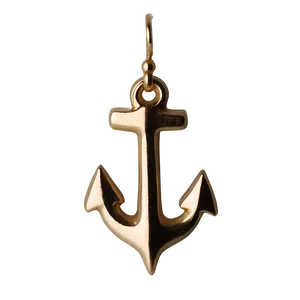 Anchor Design Earring Png 05252024 PNG image