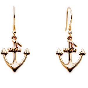 Anchor Design Earring PNG 24 PNG