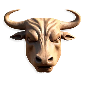 Ancient Bull Head PNG 06132024 PNG