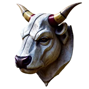 Ancient Bull Head PNG Obl83 PNG